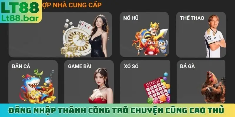 Đăng nhập thành công trò chuyện cùng cao thủ