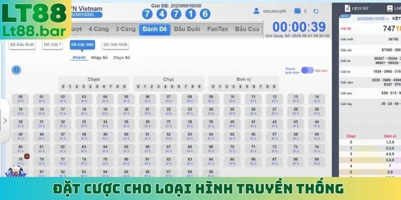 Đặt cược cho loại hình truyền thống