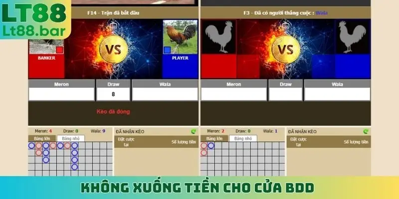 Không xuống tiền cho cửa BDD