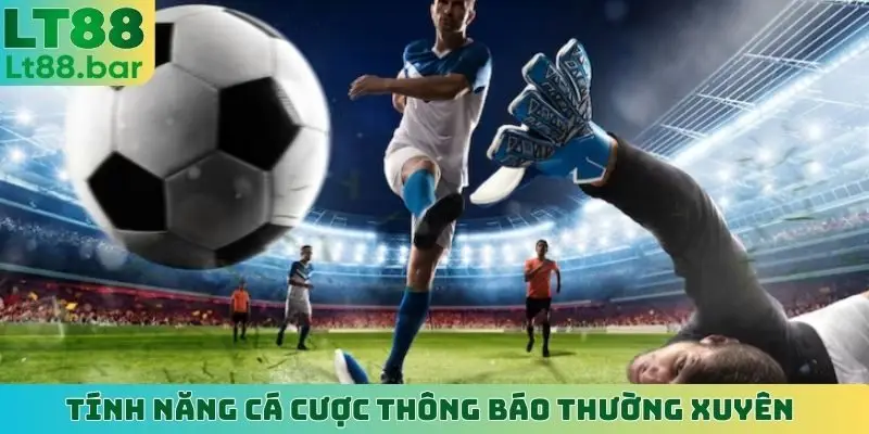 Tính năng cá cược thông báo thường xuyên
