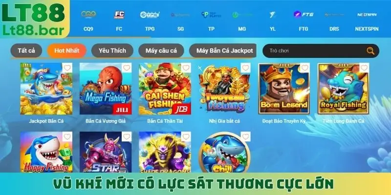 Vũ khí mới có lực sát thương cực lớn